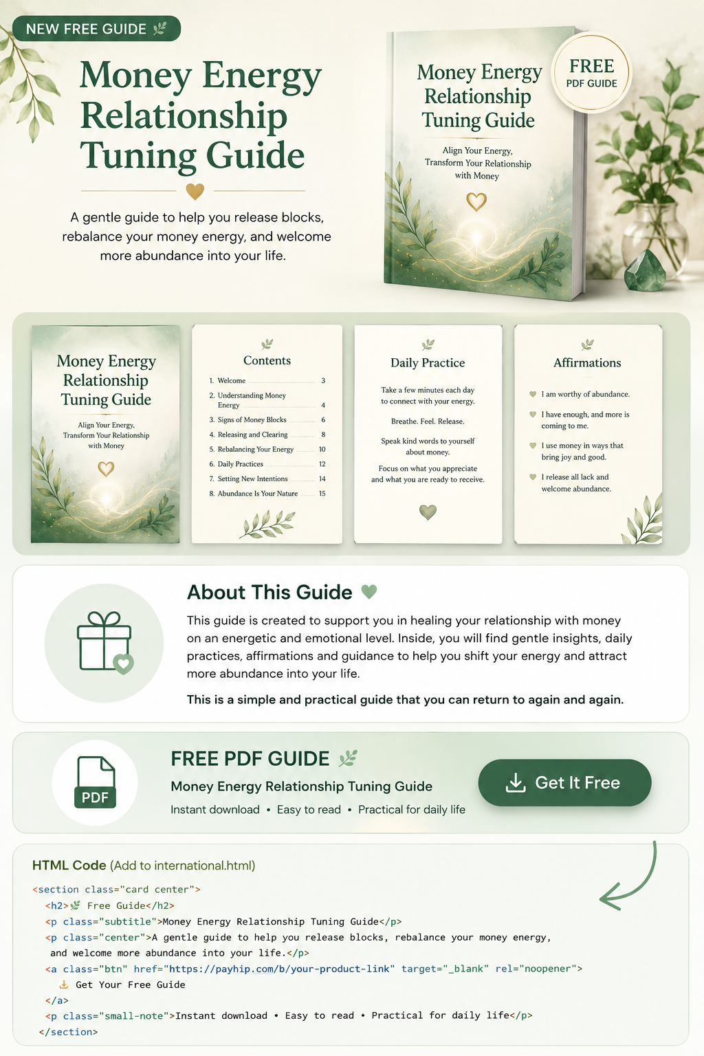 Money Energy Relationship Tuning Guide